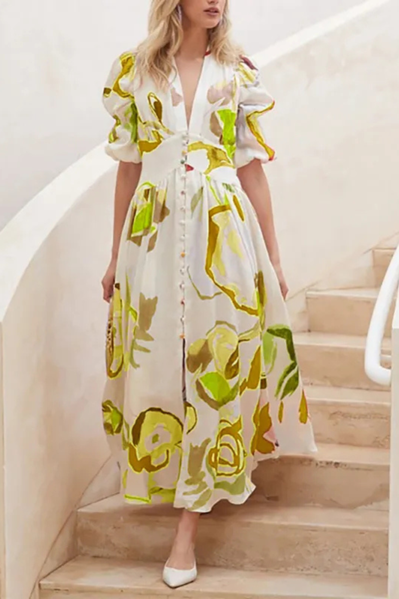 Thalyria | Sommerkleid mit kurzen Ärmeln