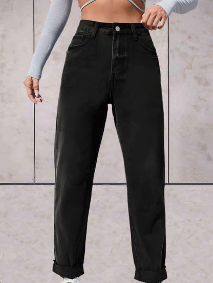 Eline - Modische Jeans mit hoher Taille