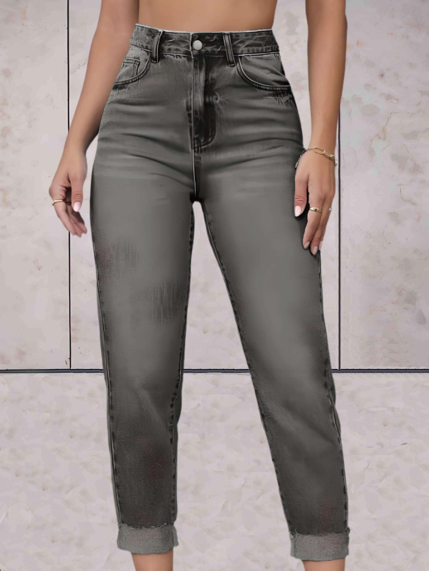 Eline - Modische Jeans mit hoher Taille