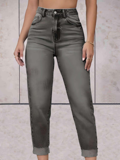 Eline - Modische Jeans mit hoher Taille