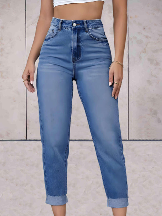 Eline - Modische Jeans mit hoher Taille