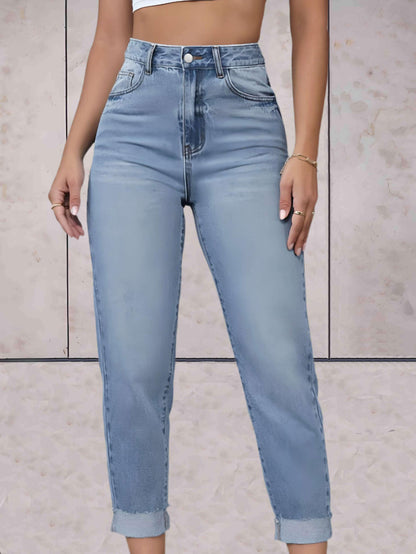 Eline - Modische Jeans mit hoher Taille