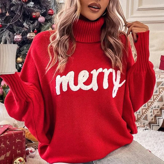 Emerie - Festlicher und wärmender Rollkragenpullover für Frauen