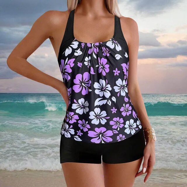 Stilvoller und trendiger Tankini-Badeanzug