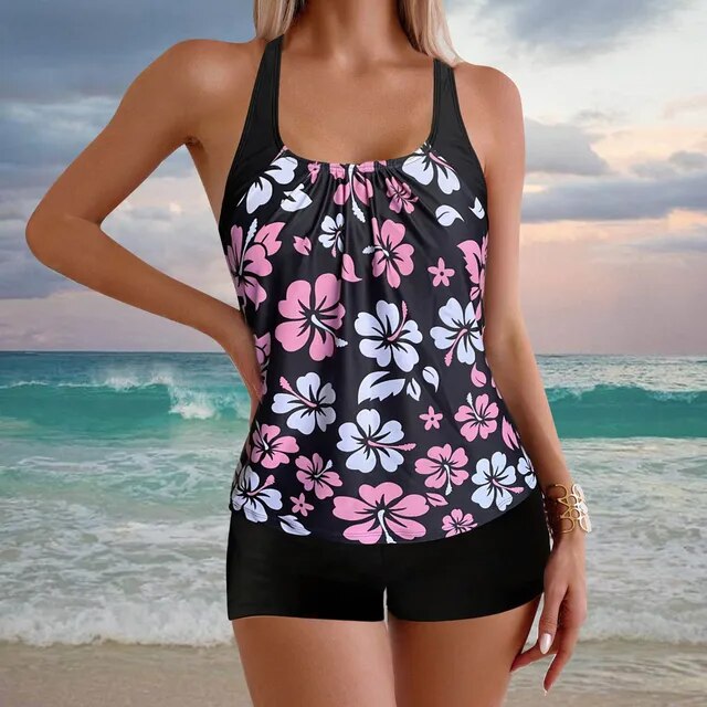 Stilvoller und trendiger Tankini-Badeanzug