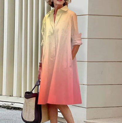 Lillian - Hemdkleid mit Farbverlauf für Frauen