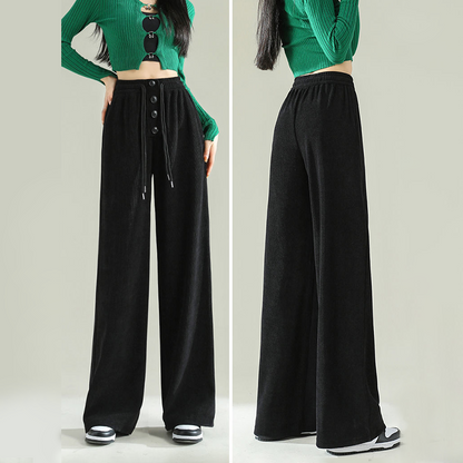 Jas - Stylische, lässige, gerippte Herbst-Jogginghose für Frauen