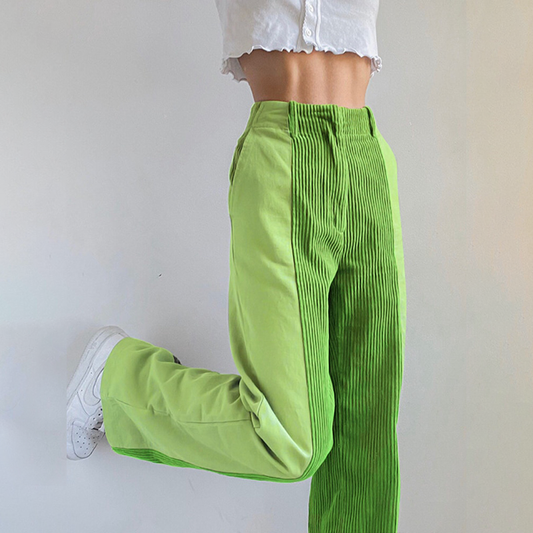 Marga - Stylische Damenhose aus geripptem Samt