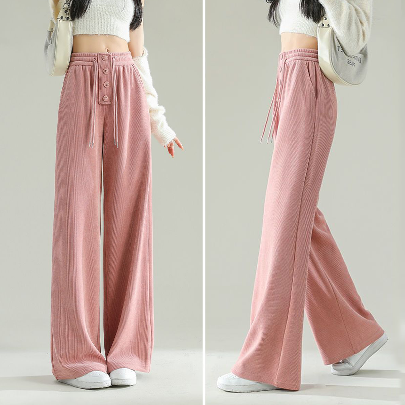 Jas - Stylische, lässige, gerippte Herbst-Jogginghose für Frauen