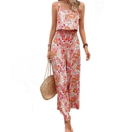 Clémence - Jumpsuit mit Blumenmuster