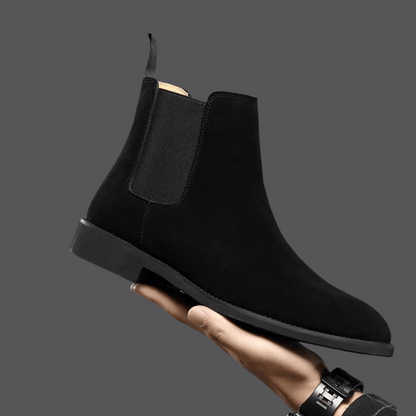 Novexa™ | Elegante Olive Chelsea Ankle Boots