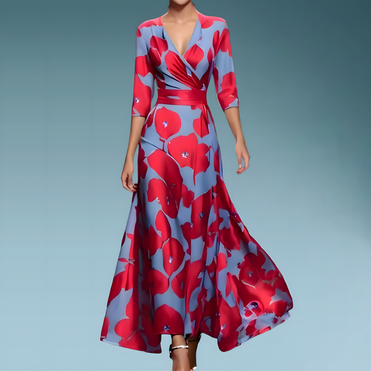 Eloise™ - Elegantes Blumen-Portemonnaie-Kleid