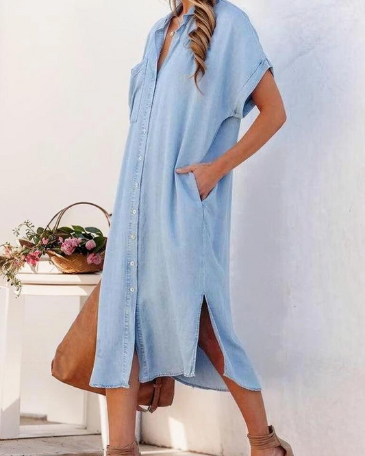 Hemdkleid mit Knöpfen