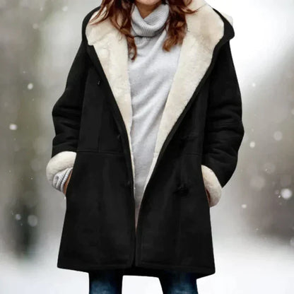 Hochwertige Fleece-Jacke aus Wildleder