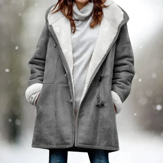 Hochwertige Fleece-Jacke aus Wildleder