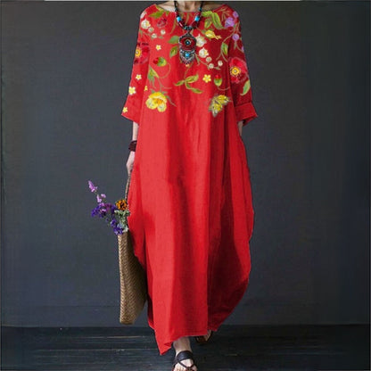 Lucia - Stilvolles geblümtes Kleid