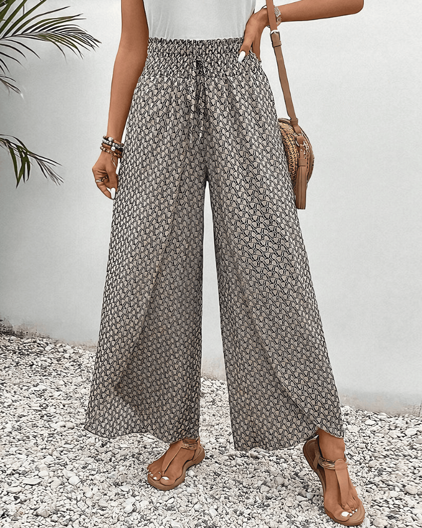 Gemusterte Sommerhosen für Damen