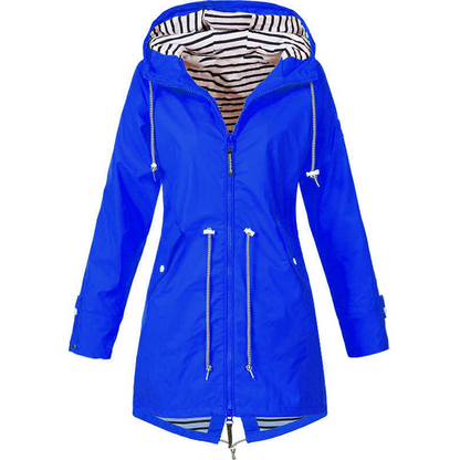 Fenna | Trendiger langer Damen-Mackintosh