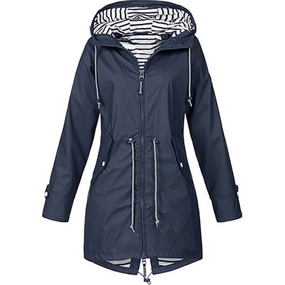 Fenna | Trendiger langer Damen-Mackintosh