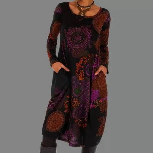 Vintage-Kleid im Boho-Stil