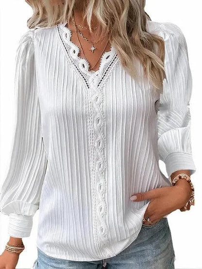 Bluse Damen - Elegant - Hochwertige Materialien - Perfekt für formelle und legere Anlässe
