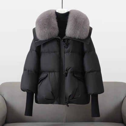 Roselune™ | Glamouröse Daunenjacke