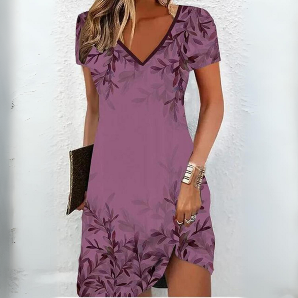 Vanda - Blattwerk Damen Kleid