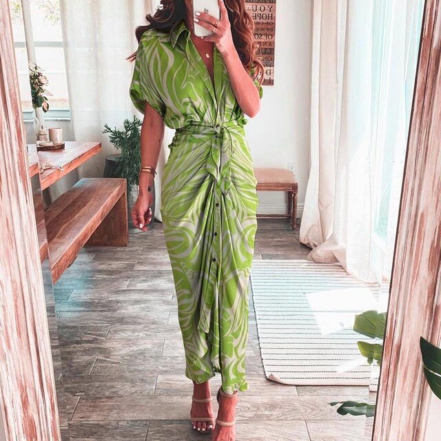 ELLIS - Boho-Kleid mit mehrfarbigem Druck