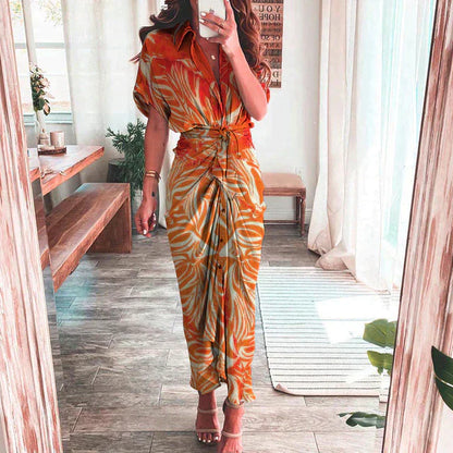 ELLIS - Boho-Kleid mit mehrfarbigem Druck