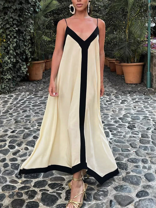 Maeve® | Langes Kleid im Stil des alten Geldes