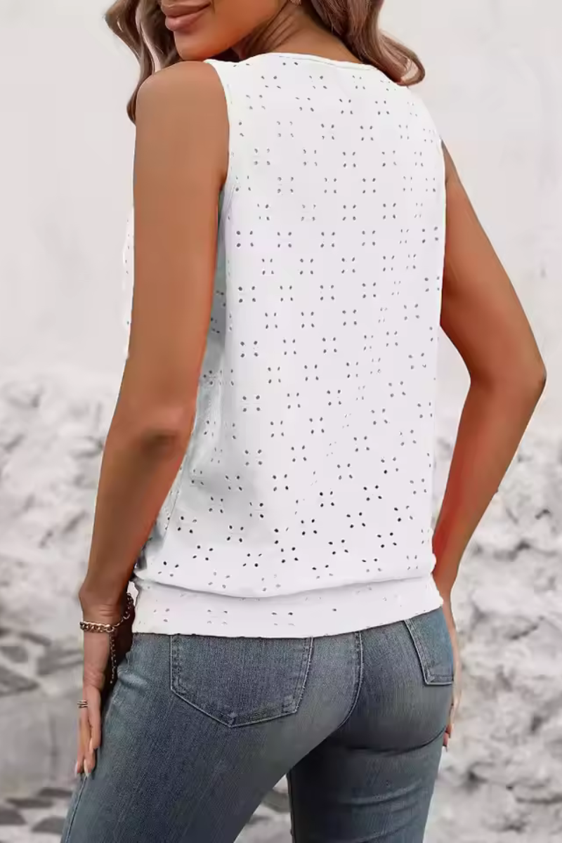 Victoria | Casual Ärmellose Blusen Sommer