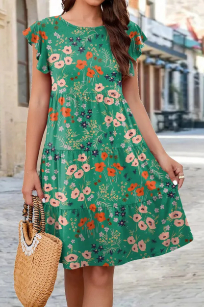 Vivienne | Kleid mit gerafften Ärmeln für den Sommer