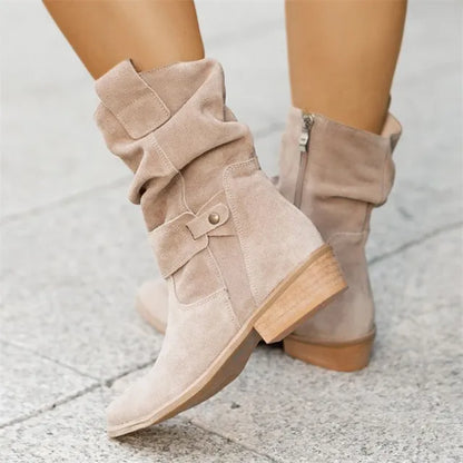 Kerstine - Moderne Schnallenstiefel für Frauen