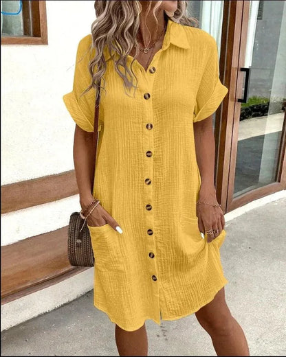 Polokleid - Oversized - luftige Baumwolle - perfekt für Sommerveranstaltungen