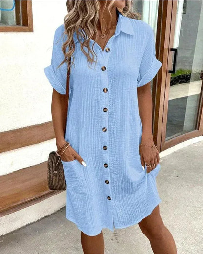 Polokleid - Oversized - luftige Baumwolle - perfekt für Sommerveranstaltungen