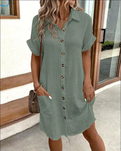 Polokleid - Oversized - luftige Baumwolle - perfekt für Sommerveranstaltungen