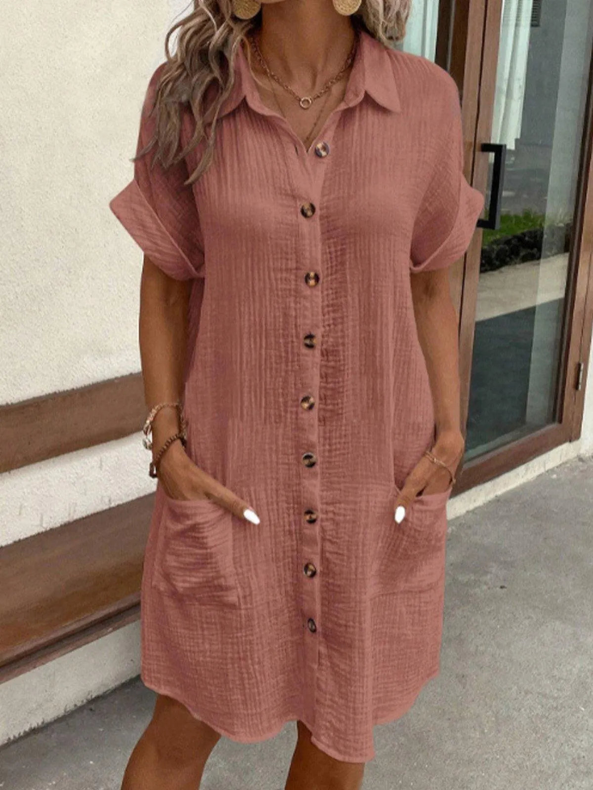 Polokleid - Oversized - luftige Baumwolle - perfekt für Sommerveranstaltungen