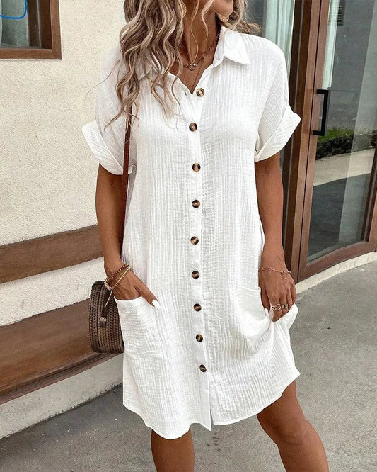 Polokleid - Oversized - luftige Baumwolle - perfekt für Sommerveranstaltungen