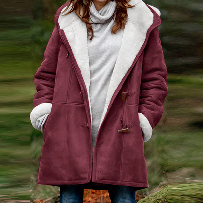 Wennie - Wintermantel aus Samt für Damen