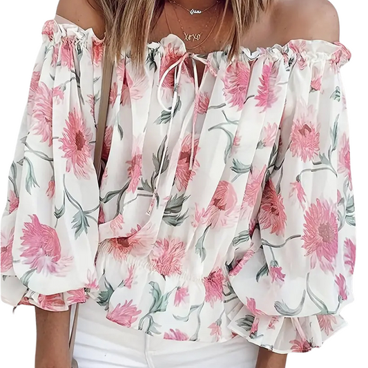 Stylische Blumenbluse für Frauen