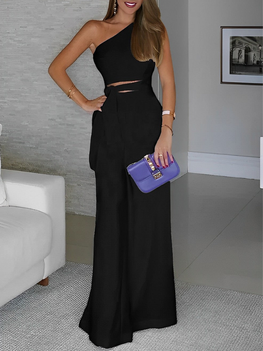 Stylischer Ein-Schulter-Jumpsuit - Wilma