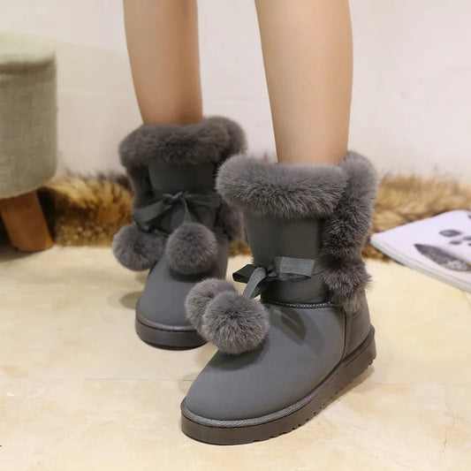 Ina - Schicke Pelzstiefel für Frauen