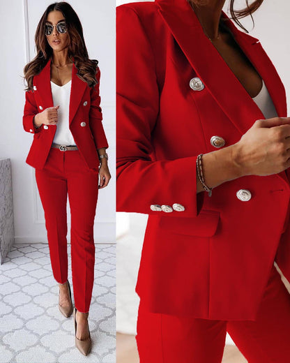 Celia - Elegantes Set mit Jacke und Hose für Frauen