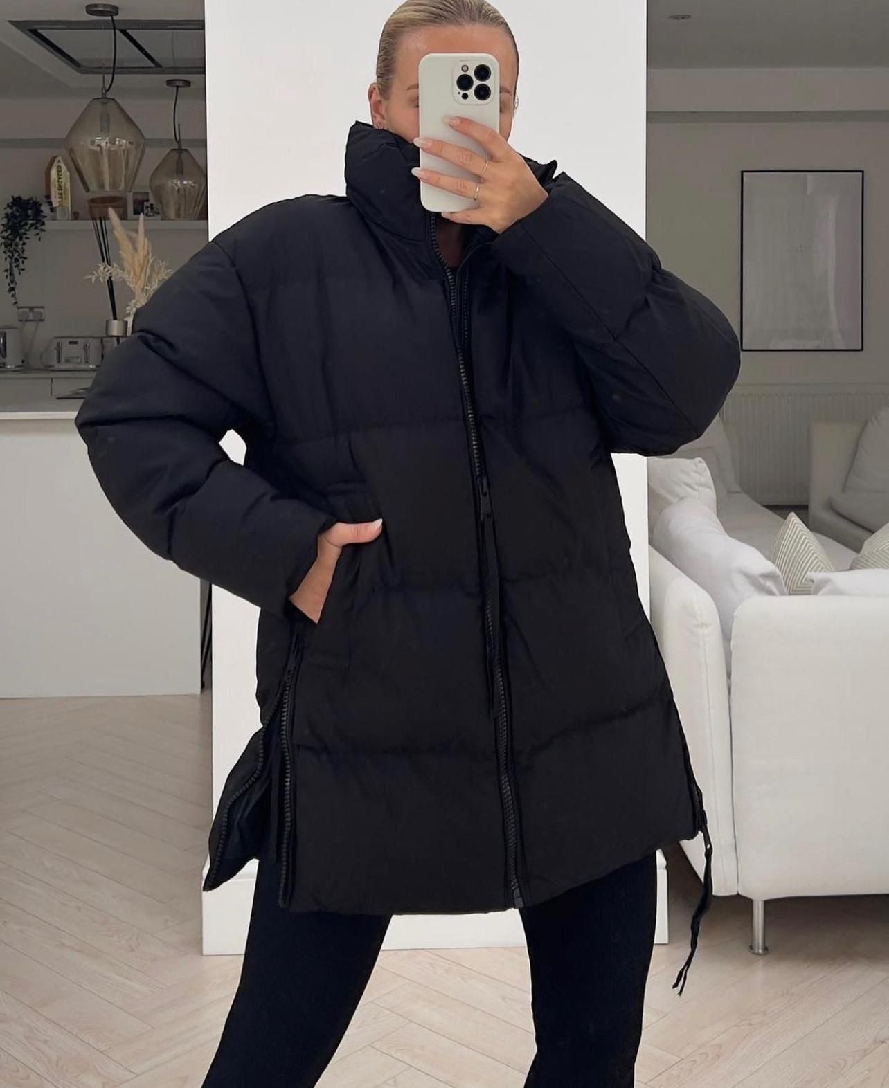 Desire - Schicker Wintermantel im Chunky-Look
