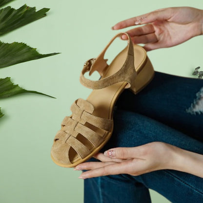 Yasmin® | Flache Sandalen mit Riemchen