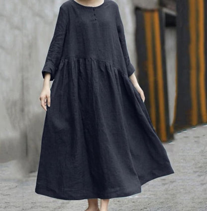 Wilma - Patchwork-Spitzenkleid mit spitzem Ausschnitt