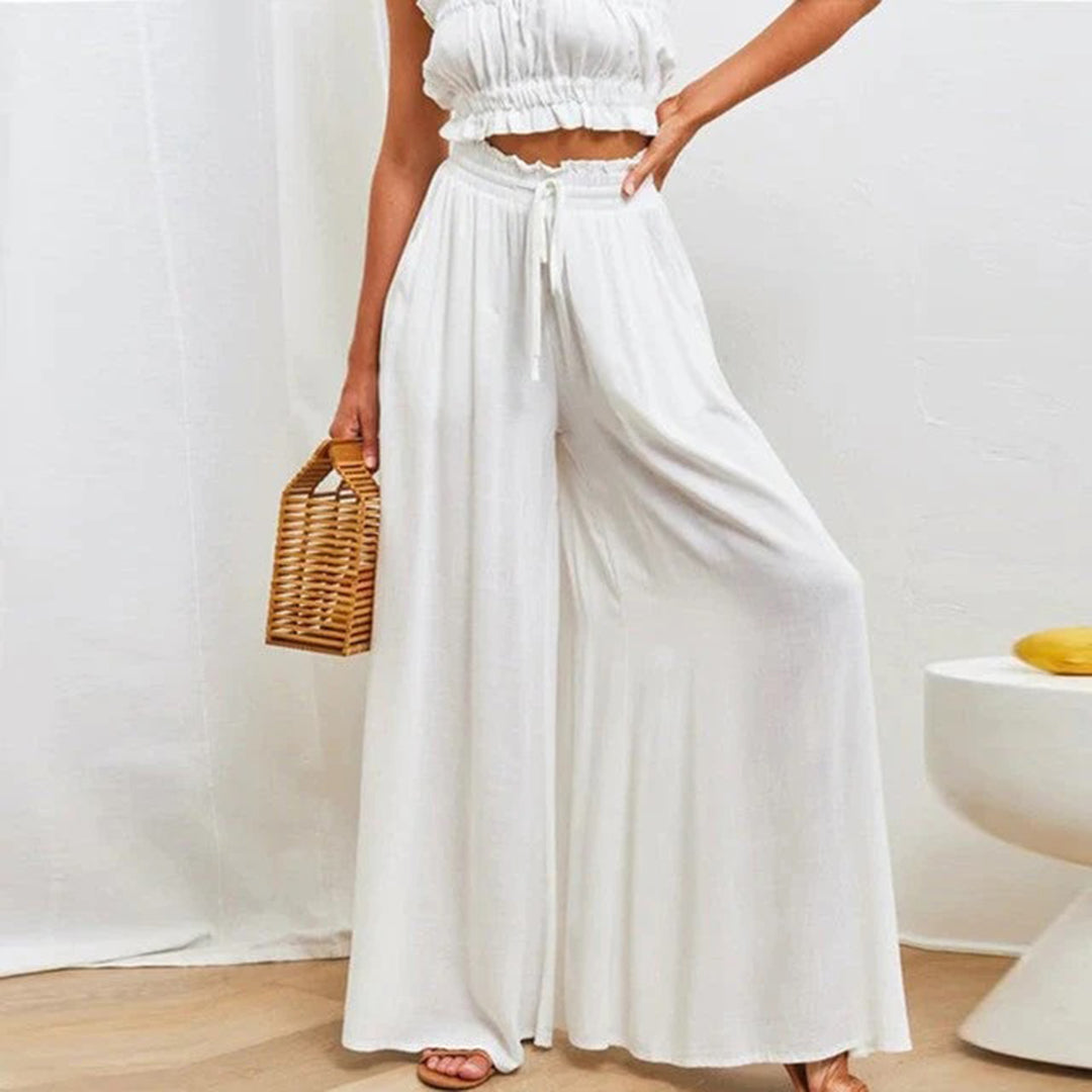 Locker sitzende, elegante Hose