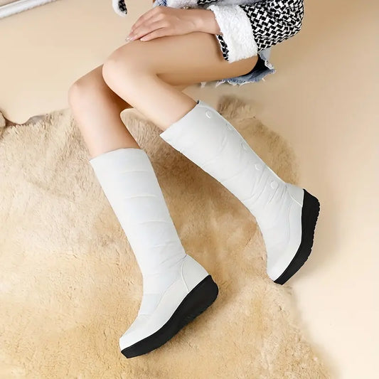 Wadenhohe Schneestiefel für Frauen - Elleine