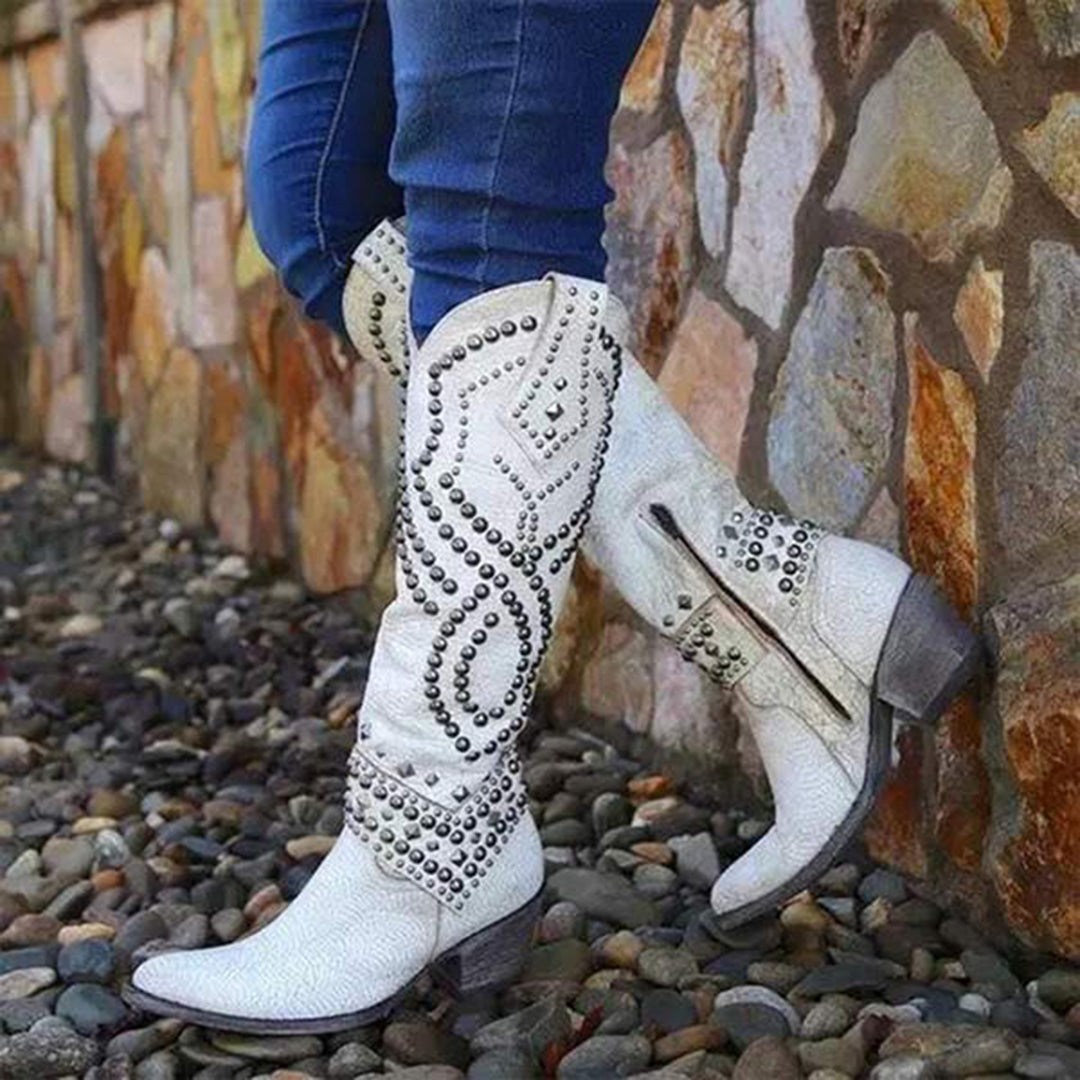 Lifaa - Gemütliche Cowboystiefel für Frauen