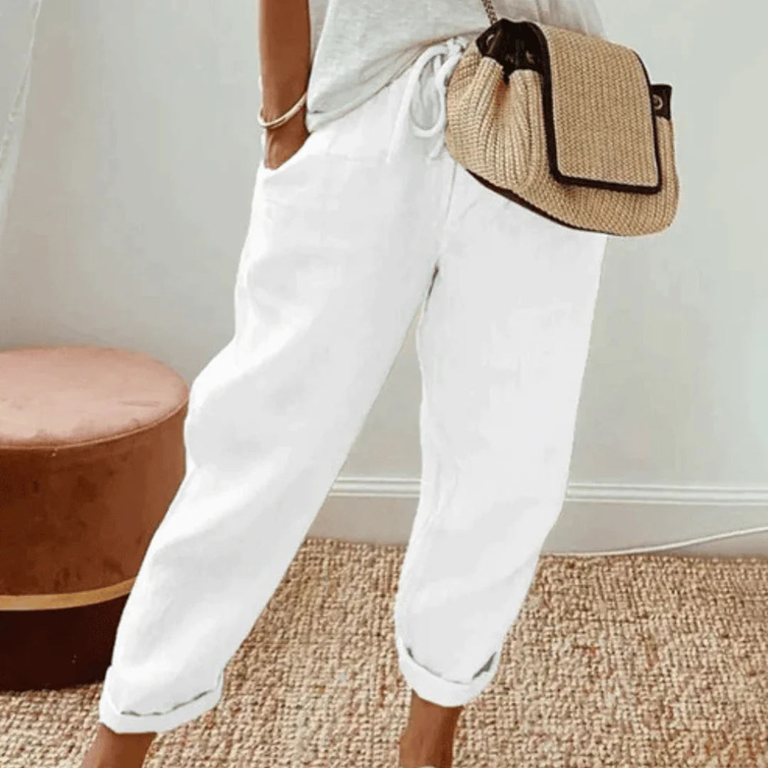 MARTINA - Bequeme Hose mit Kordelzug